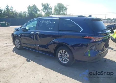 2025 Toyota Sienna Xle из США, поврежденный, VIN 5TDYRKEC8SS274893